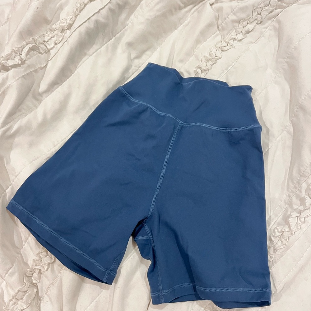 Women's Blue Workout Shorts